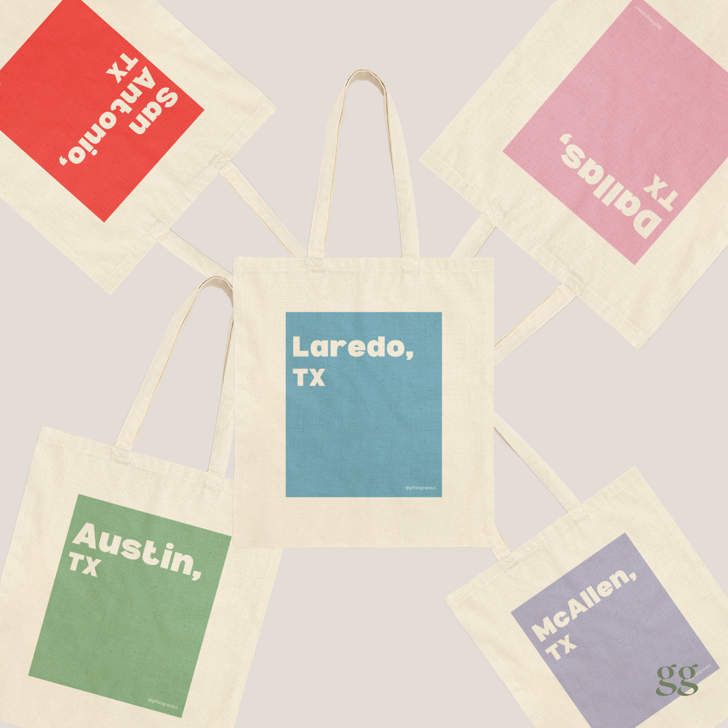 NEW - Texan Heart Tote Bag - Laredo