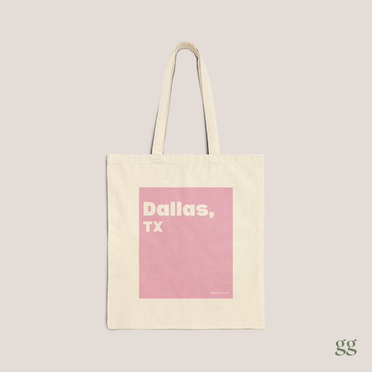 Texan Heart Tote Bag - Dallas